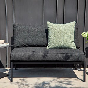 Upper 2-paikkainen keskiosa    Musta / Teddy Black