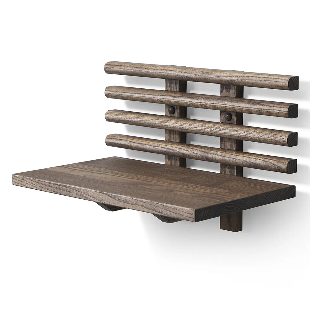 Zana Yöpöytä Ruskea öljytty saarni