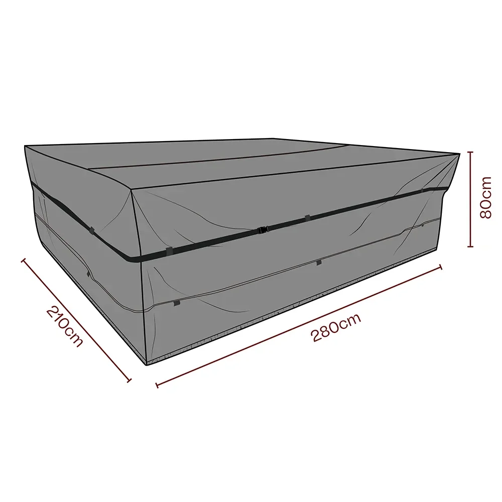Huonekalusuoja sohvaryhmä 280x210x80 cm Premium