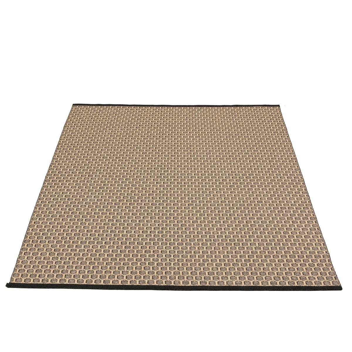 Käännettävä Muovimatto MIMI Black/Beige 180x260 cm