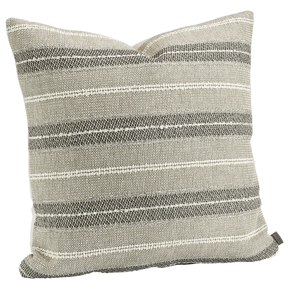 Nomad Multi Stripe Tyynyliina Grey 50x50 cm 