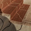 Käsinkudottu Matto Juutti Gesso Terracotta 200x300 cm