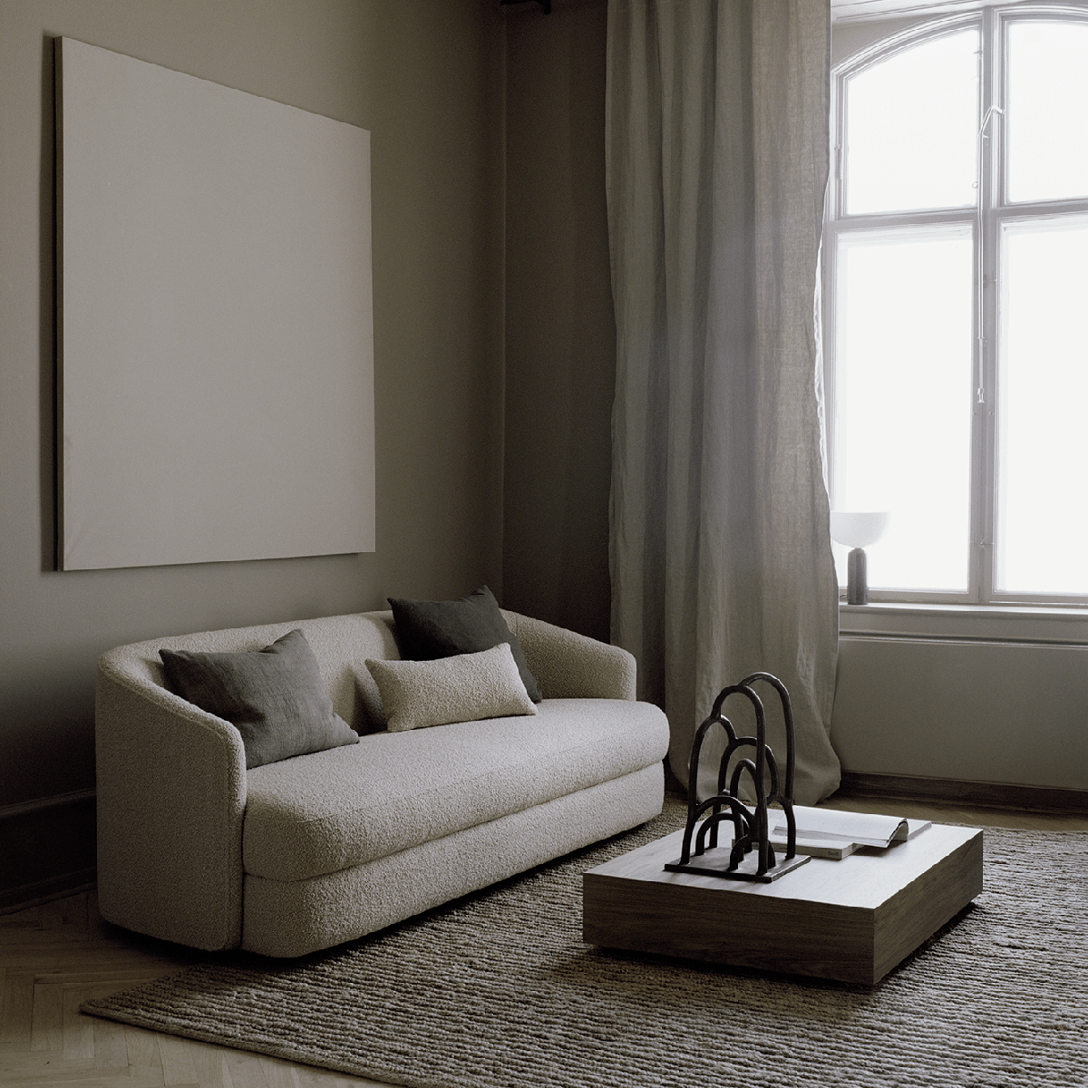 Sohva Covent Deep (3-istuttava) Dark Taupe