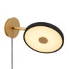 Asteria Wall Lyhyt seinävalaisin Ø15 cm Black