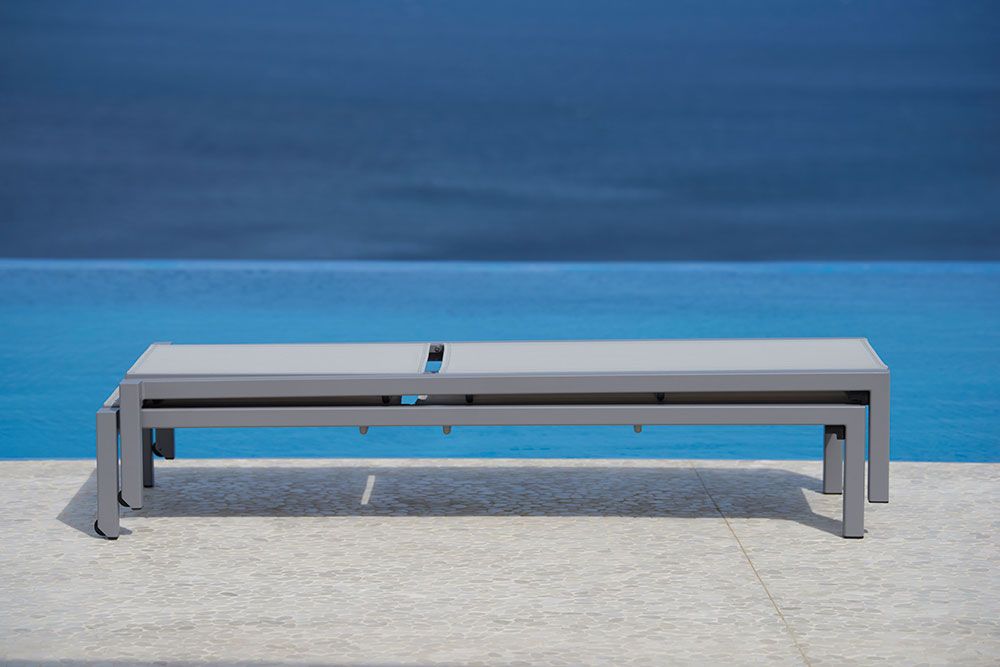 Relax aurinkotuoli harmaa