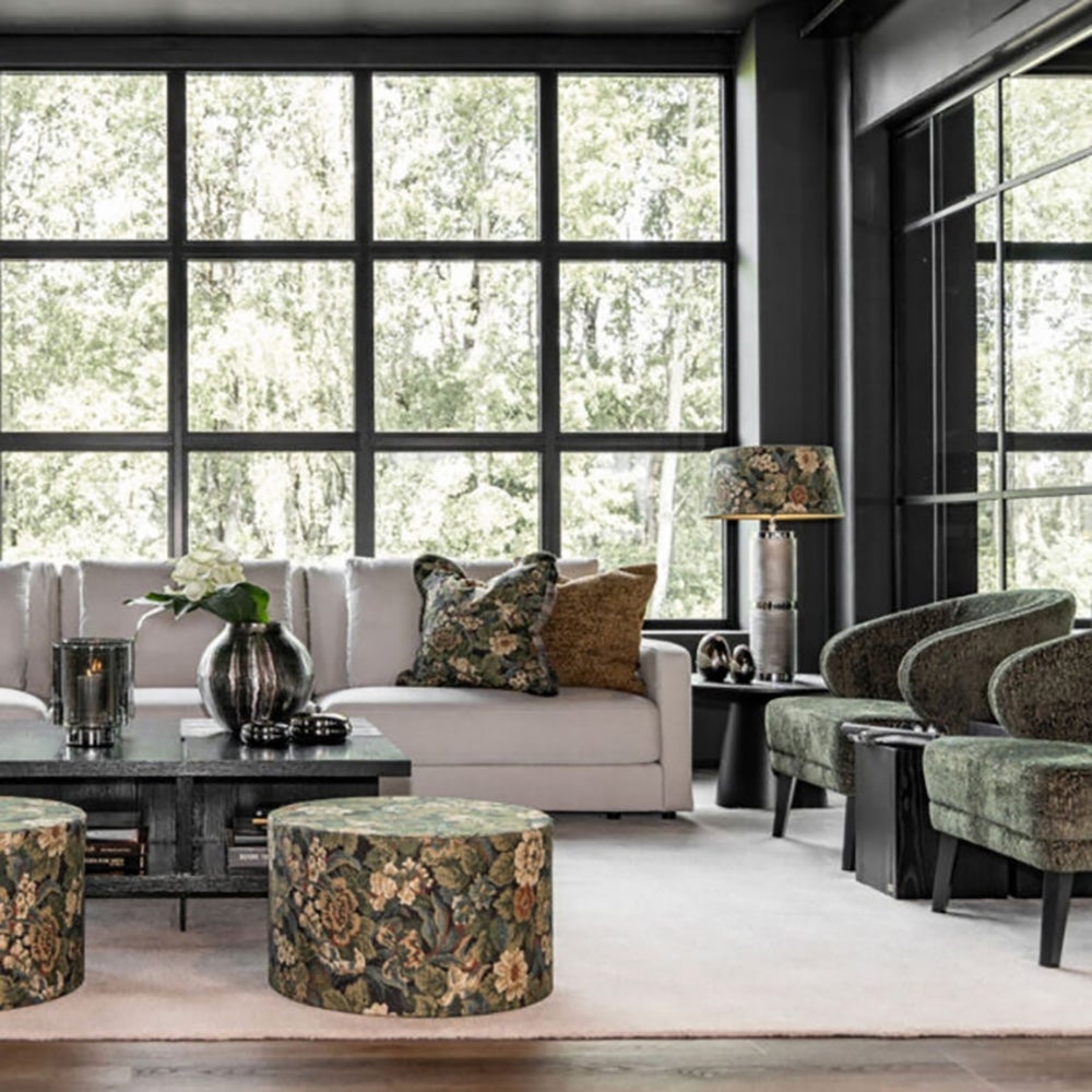 Barrington-nojatuoli kankaasta - Pietra forest