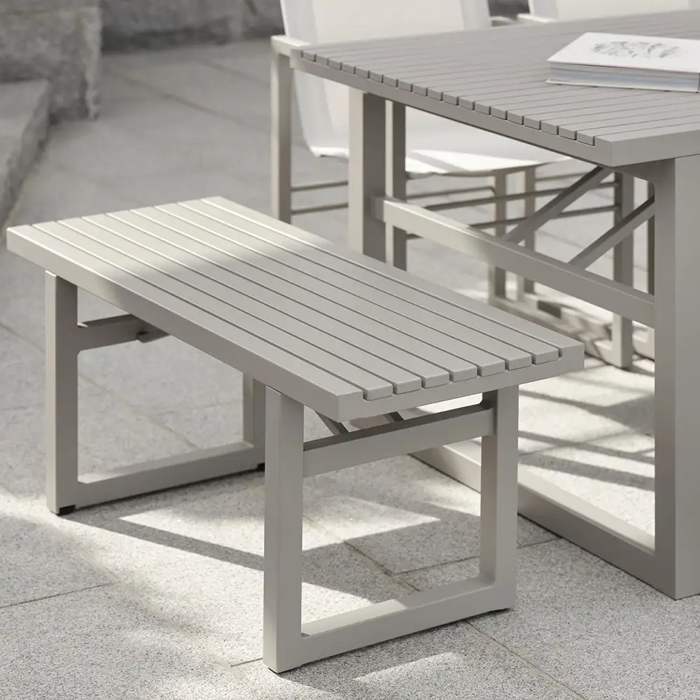 Vevi penkki 41 x 105 cm khaki Brafab