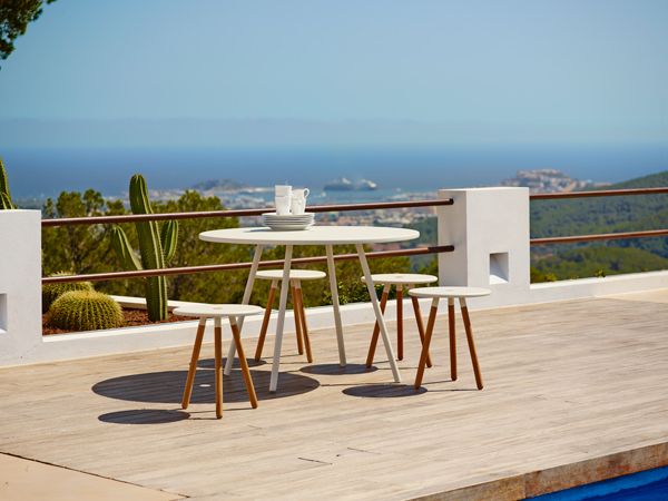 Area Sivupöytä/jakkara laava harmaa 