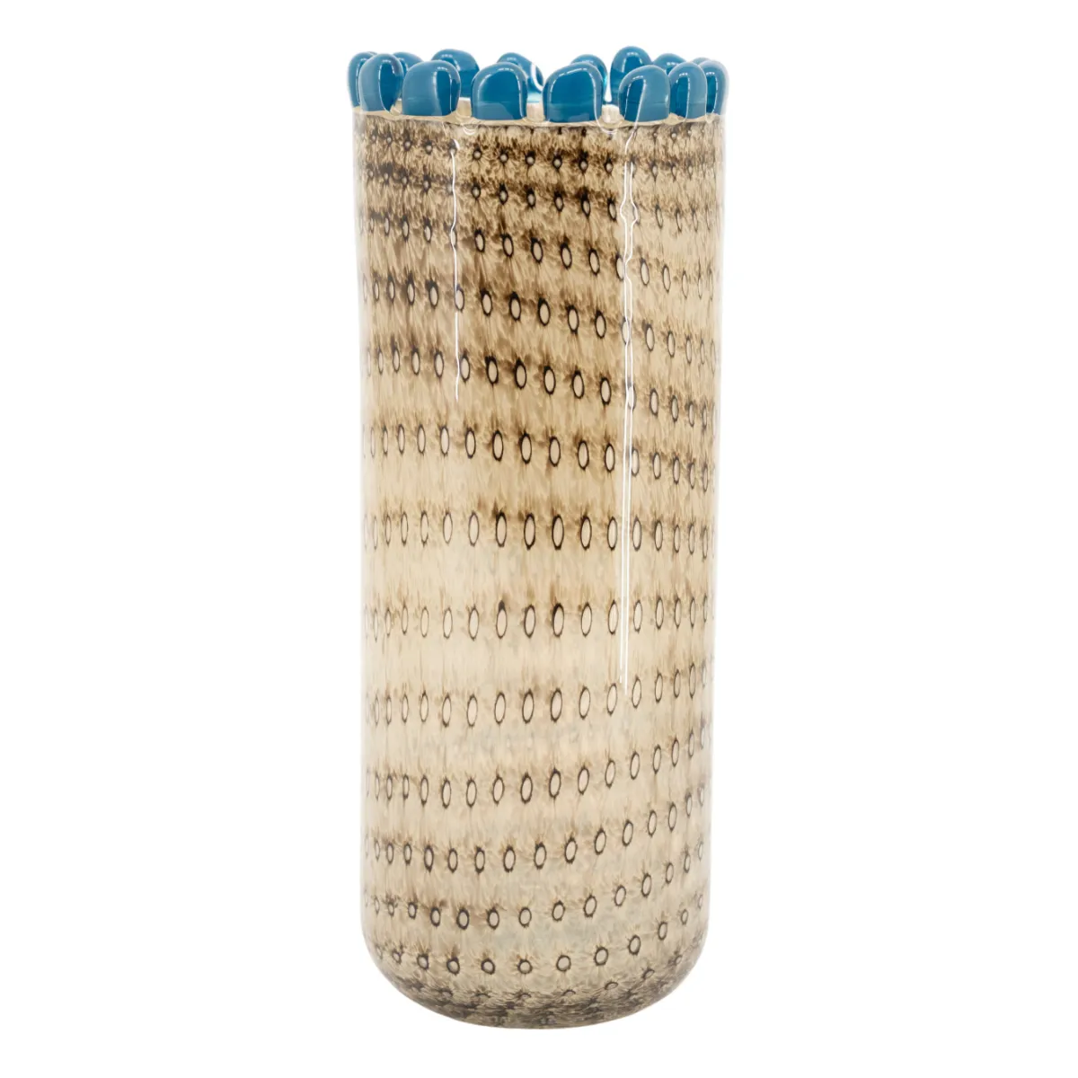 Dapple maljakko 10x10x28,5 cm lasi multicolour