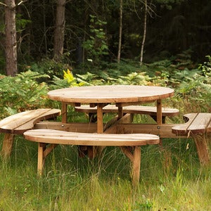 Hasselbro piknik-setti kyllästetty vihreä 