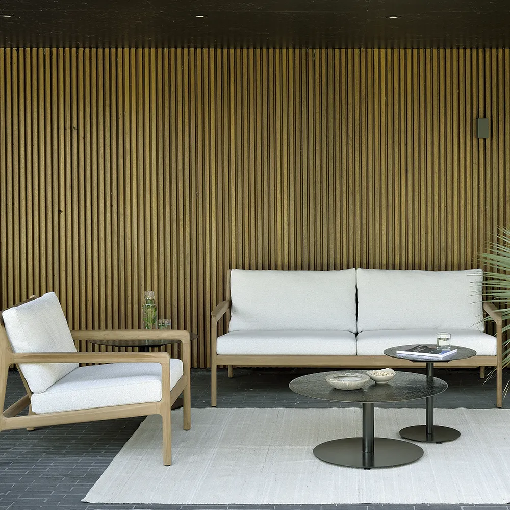 Jack 2-istuttava soffa Teak/Off White
