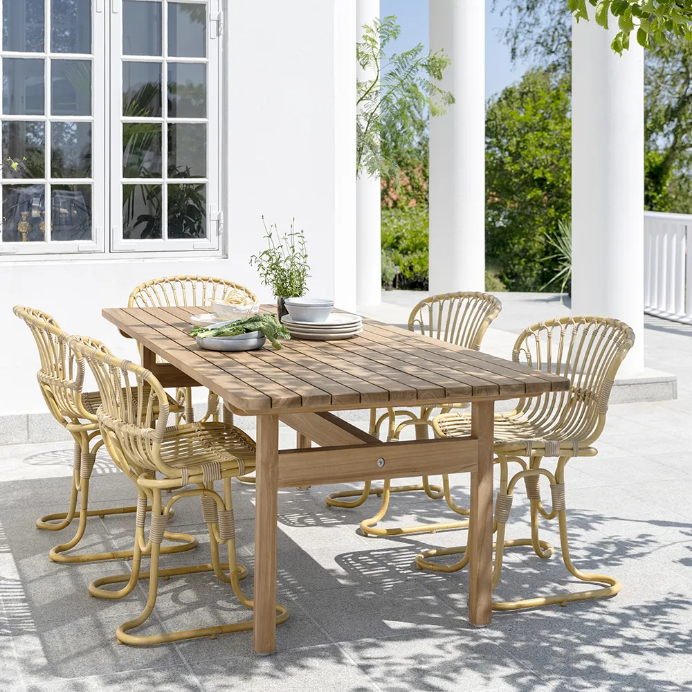 Tobias teak pöytä 205x91 cm