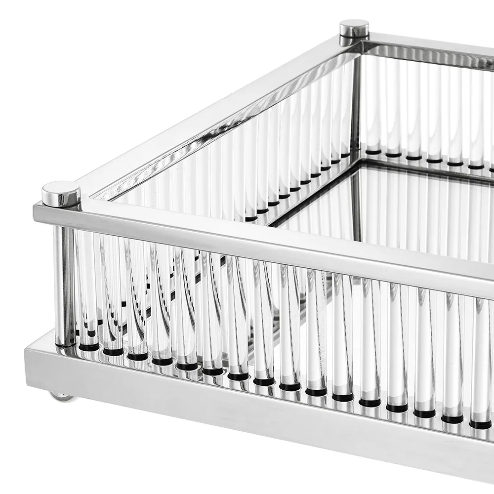 Cora Tarjotin Suorakulmainen Nikkeli Viimeistely