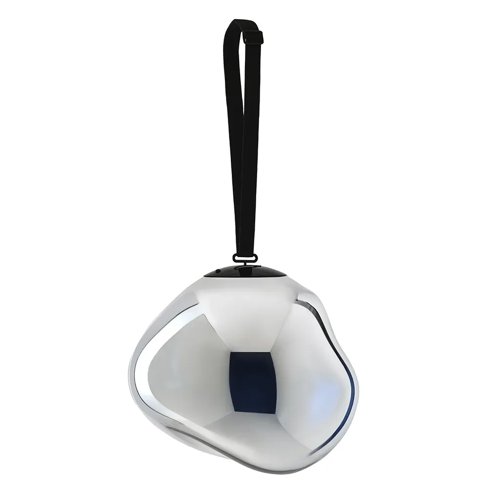 Melt Portable Large lattiavalaisin Silver LED