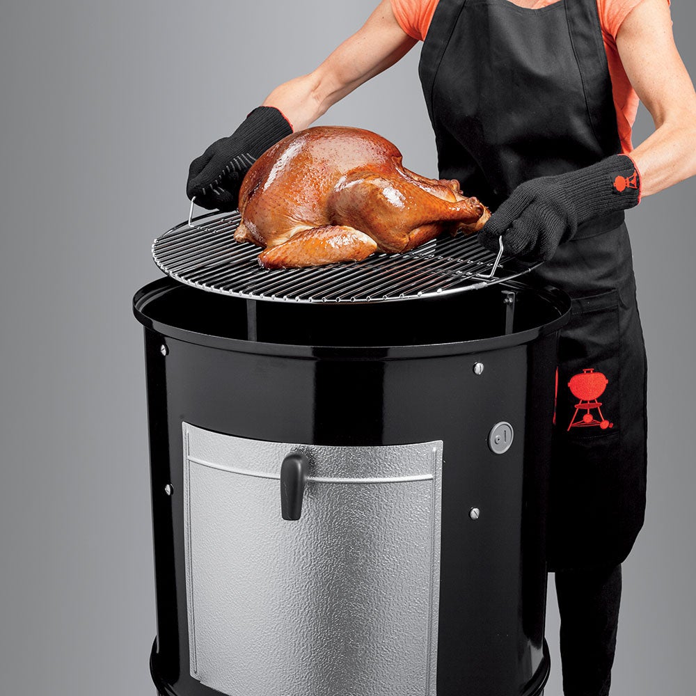 Smokey Mountain Cooker savustin 57 cm musta valurauta Weber