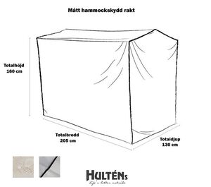 Kalusteen suojapeite pihakeinulle 130 x 205 cm harmaa Brafab