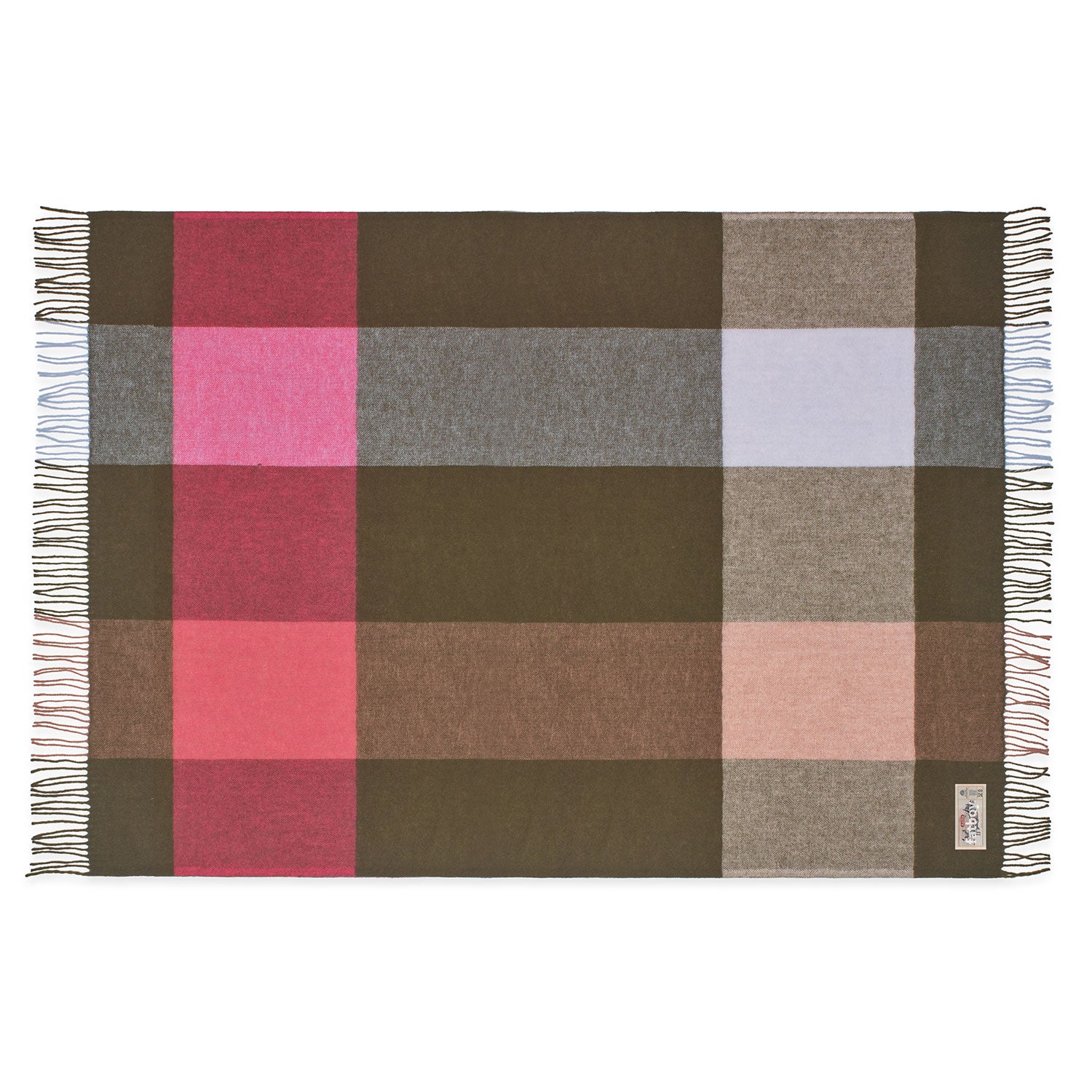 Colour blend blanket rhubarb