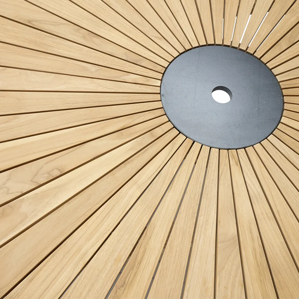 Sandhammaren ruokapöytä 220x120 cm Tiikki