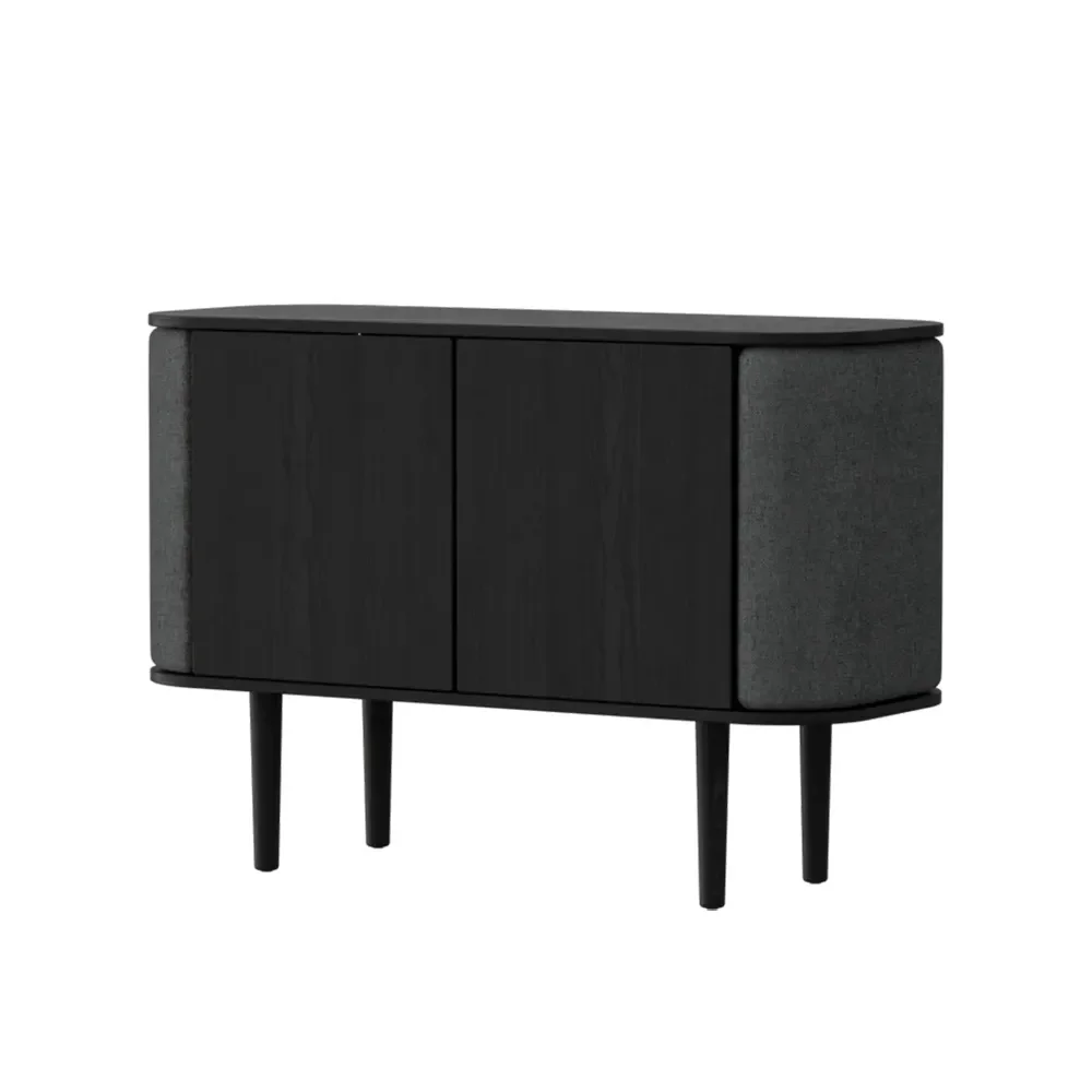 Treasures 2-ovinen kaappi, musta tammi/Shadow