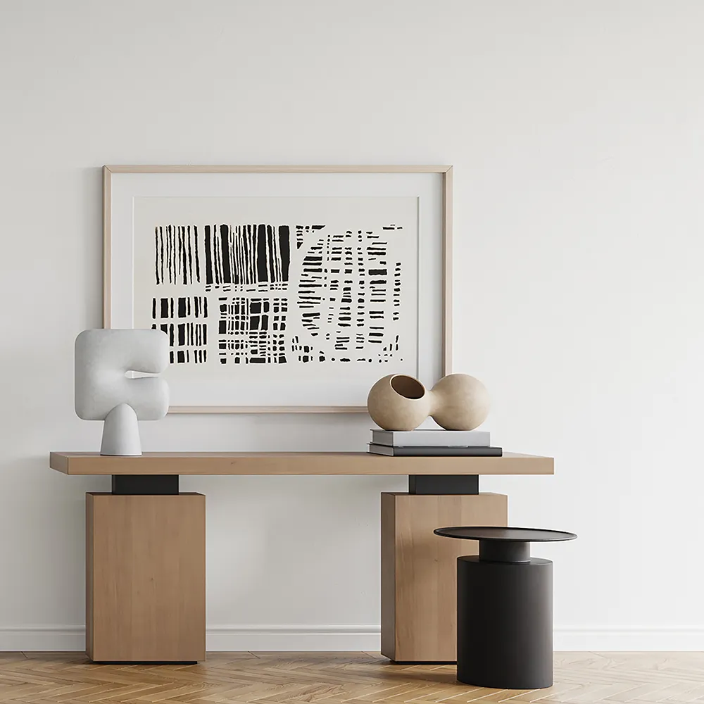 Pillar-sohvapöytä, korkea - Burned Black