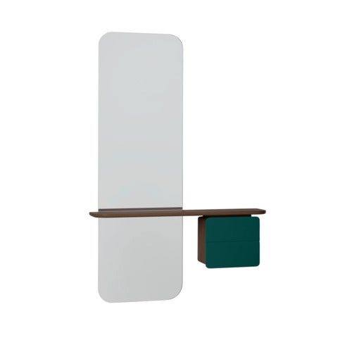One More Look Peili tumma tammi/Forest Green