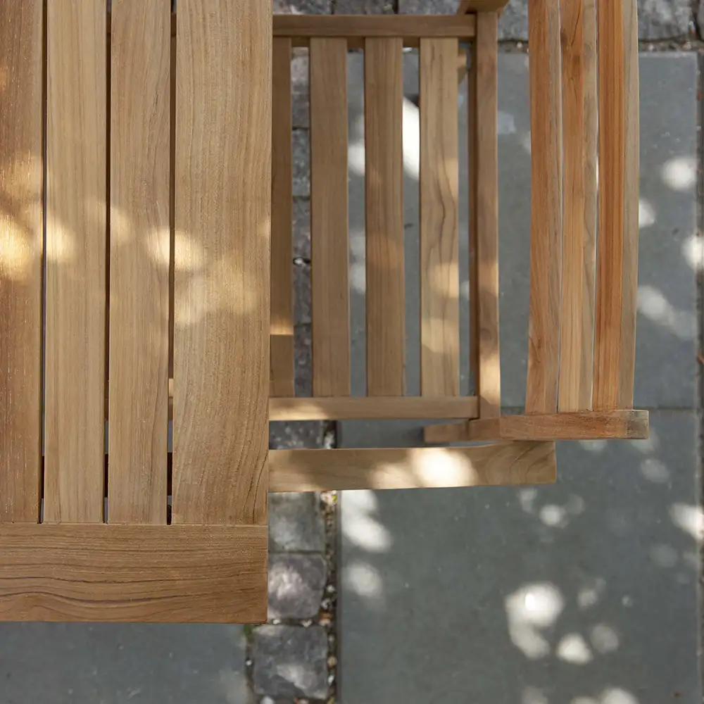 Oxford 90x210 cm ruokapöytä tiikki 