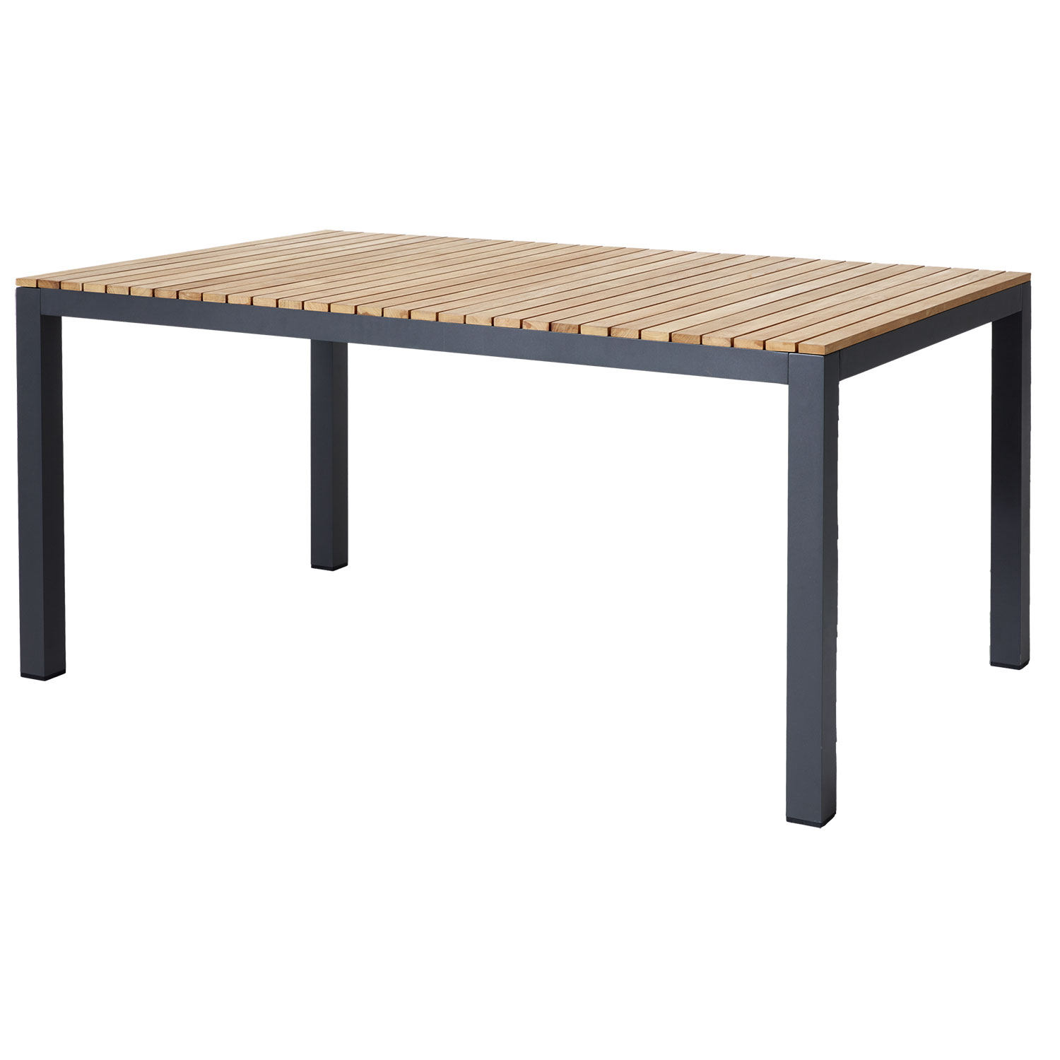 Cinas Mood 100×167 cm pöytä tiikki antrasiitti