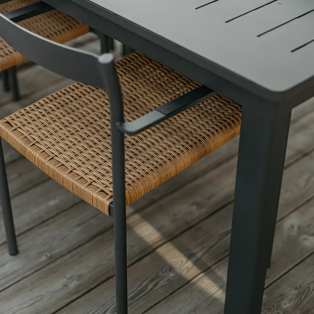 DK käsinojatuoli antracit