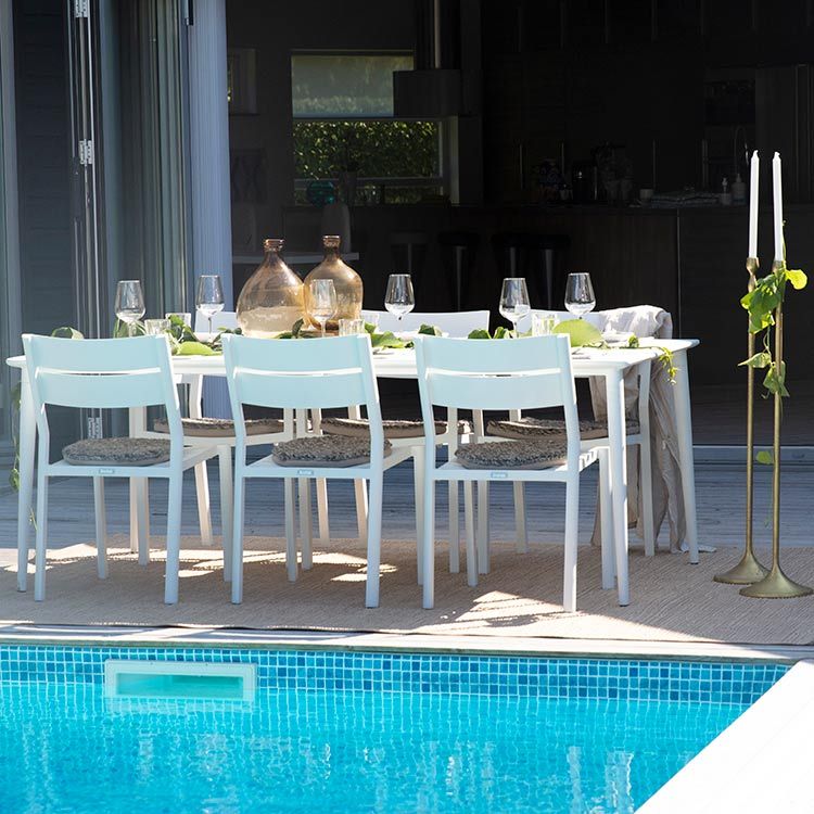 Delia ruokapöydän tuoli valkoinen Brafab