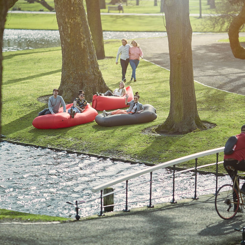 Lamzac puhallettava divaani  jungle green 