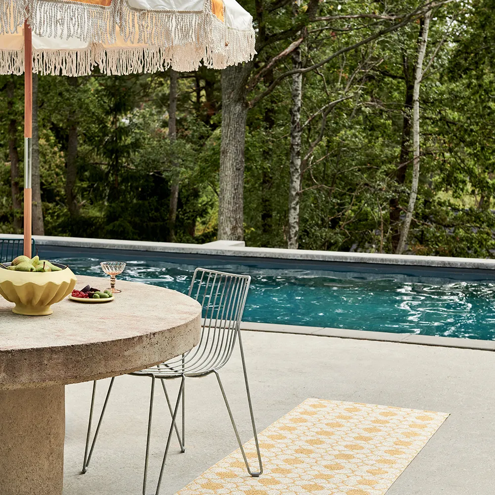 Anya matto Pale Yellow/Vanilla 70 x 200 cm