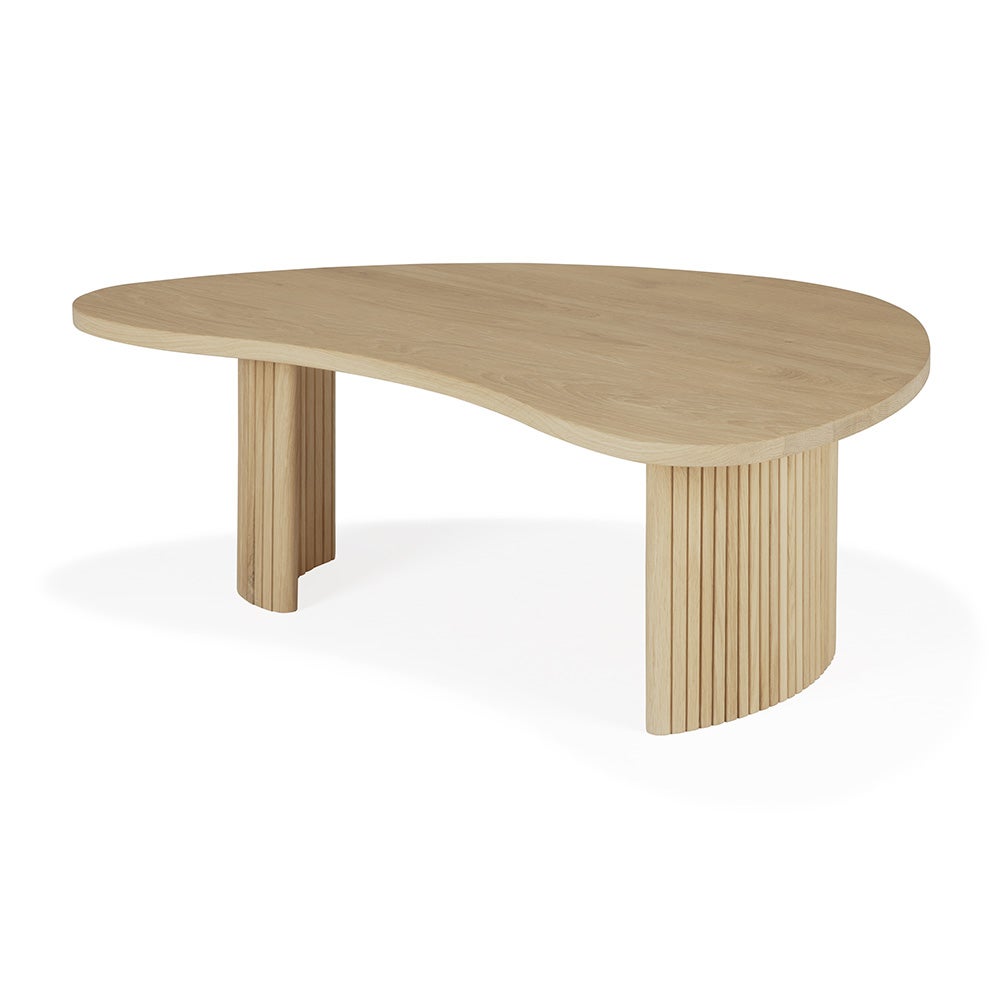 Boomerang-sohvapöytä tammi 90x61 cm