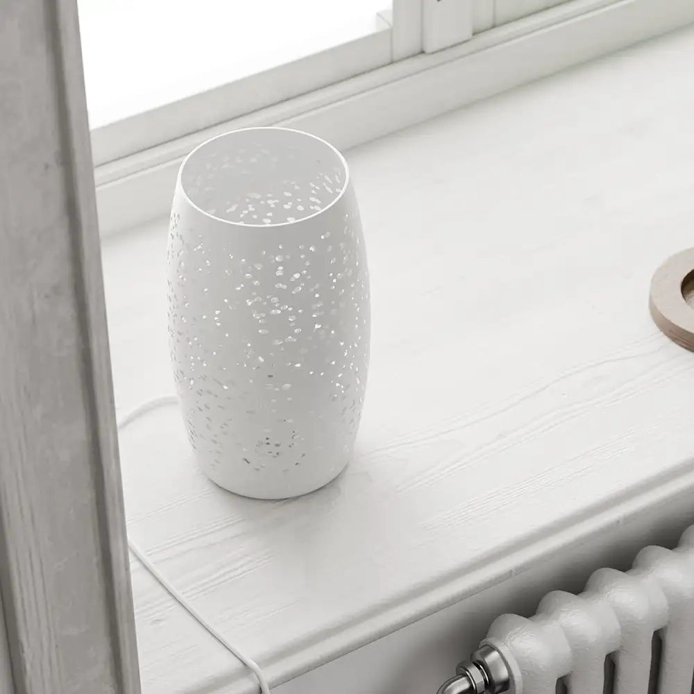 Colby Pöytävalaisin Valkoinen