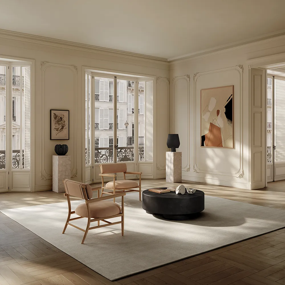 Big Foot Soffbord stort - Kahvi