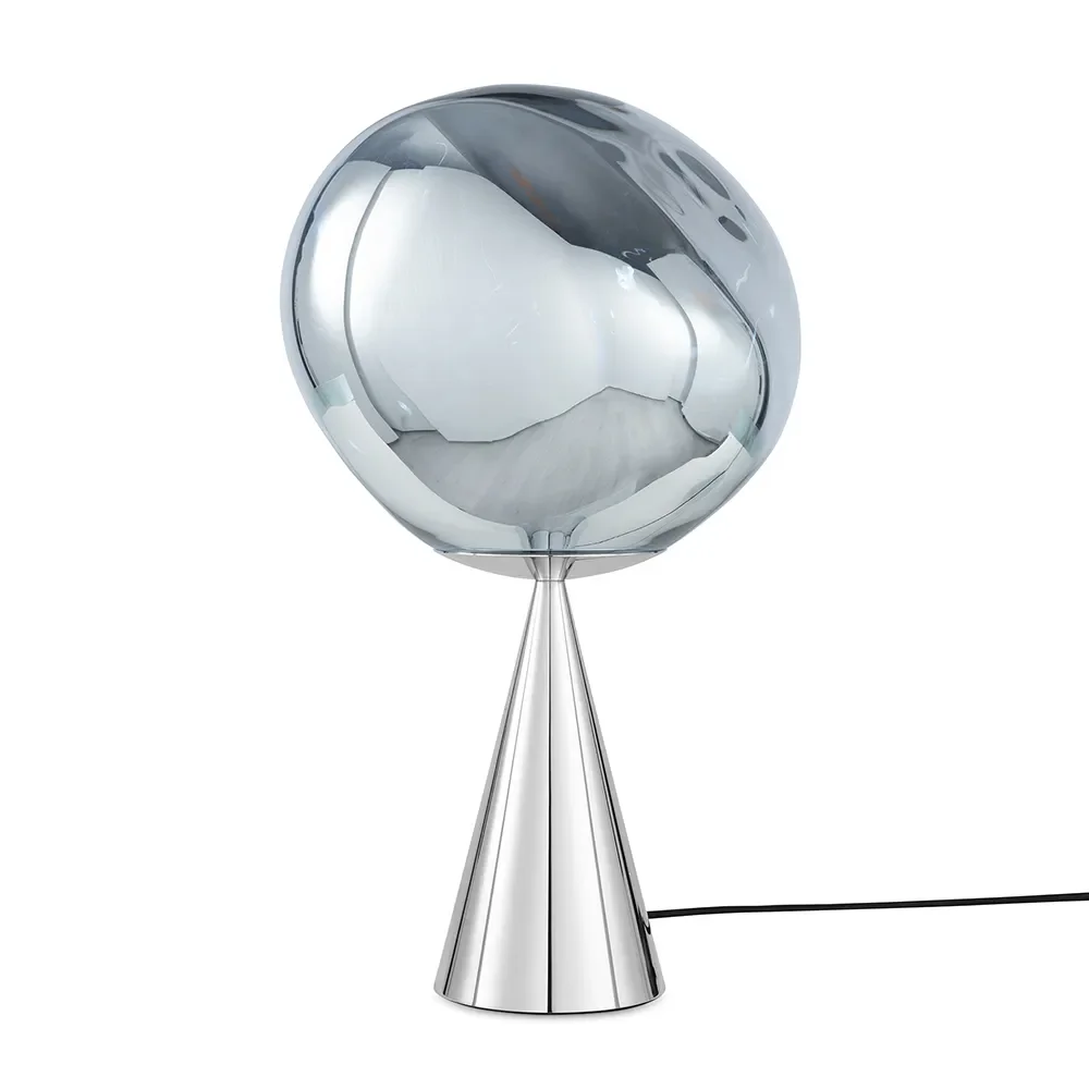 MeltPöytälamppu Silver/Silver LED