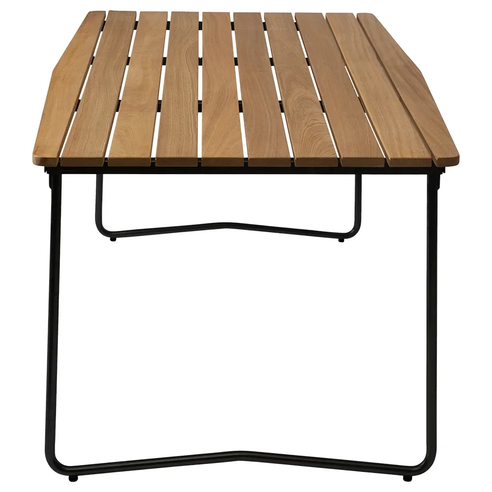 Pöytä B31 170 Öljytty tammi / musta jalusta