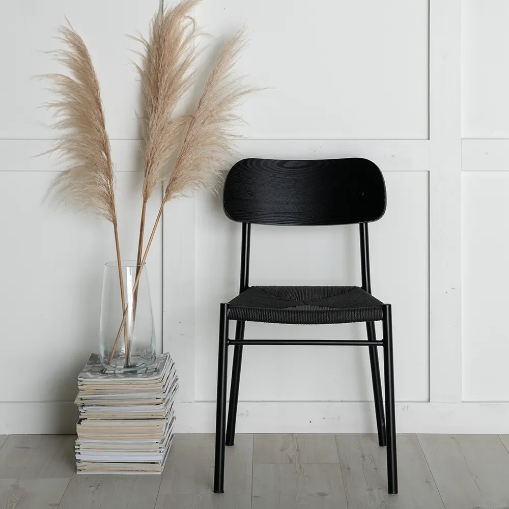 Polly ruokailutuoli Musta 2 kpl