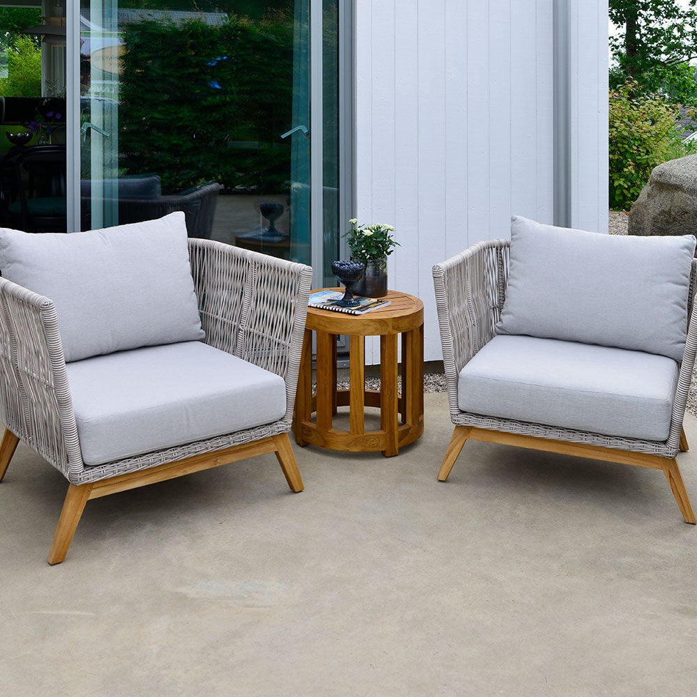 Lounge sohvapöytä 50 cm teak 