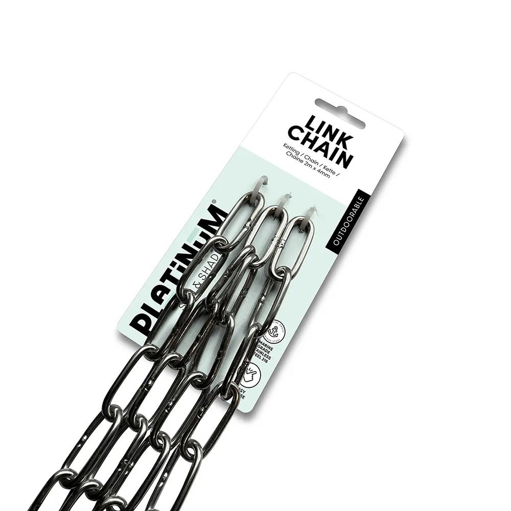 Ruostumattomasta teräksestä valmistettu kiinnitysmateriaali ketjulenkki 4mmx2m 