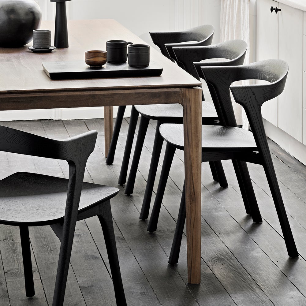 Bok Ruokailutuoli musta tammi