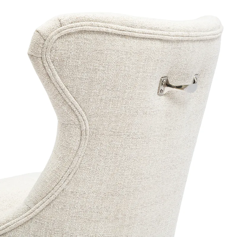 George ruokapöydän tuoli rich tweed antique white