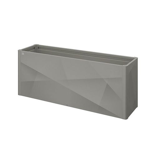 Viljelypenkki 2 x 0,5 X-Design metallinen quartz harmaa