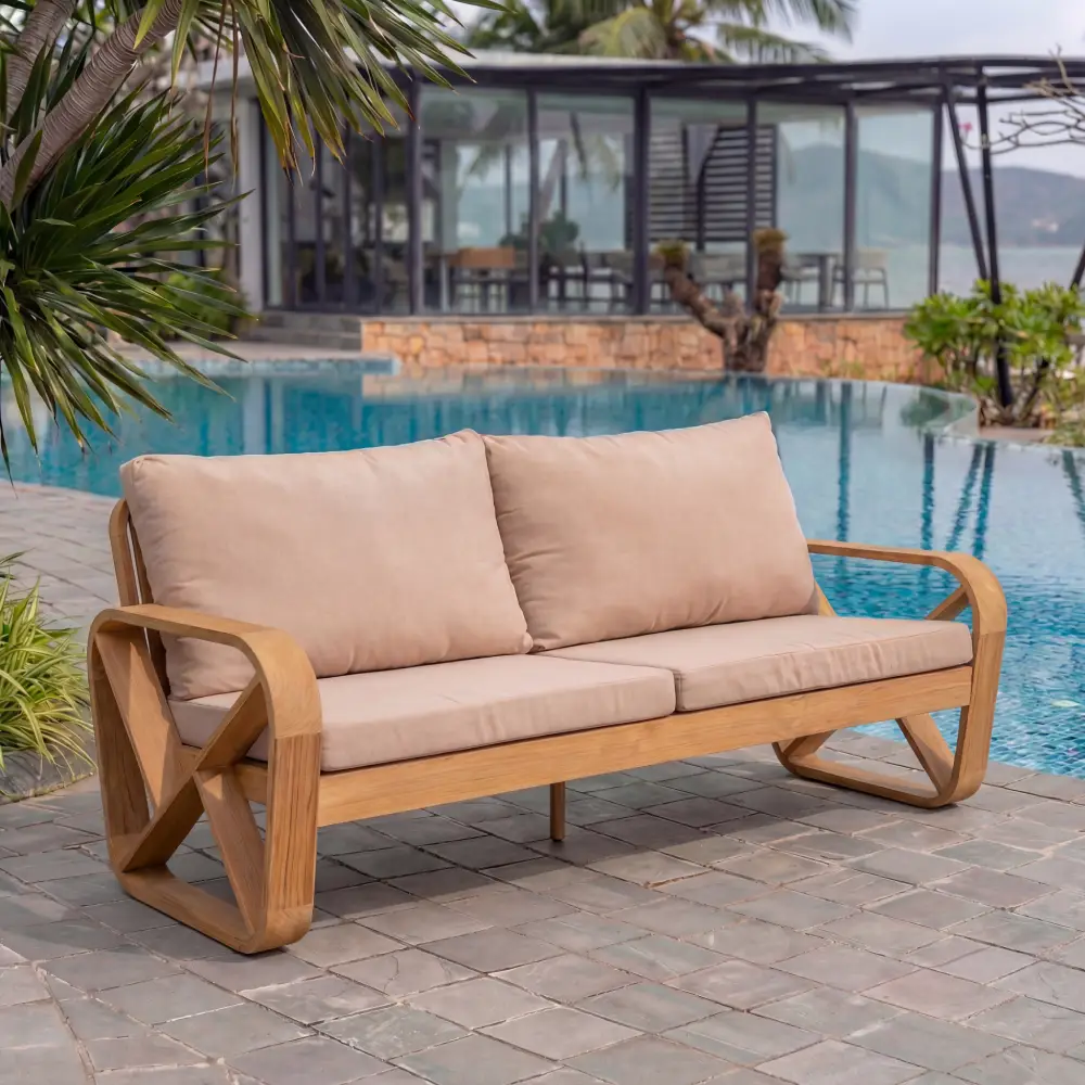 Bålamöllan 3-istuttava lounge-sohva sis. tyynyt vihreä