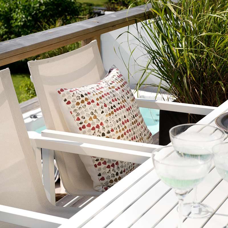 Vevi ruokapöytä 90 x 160 cm valkoinen Brafab