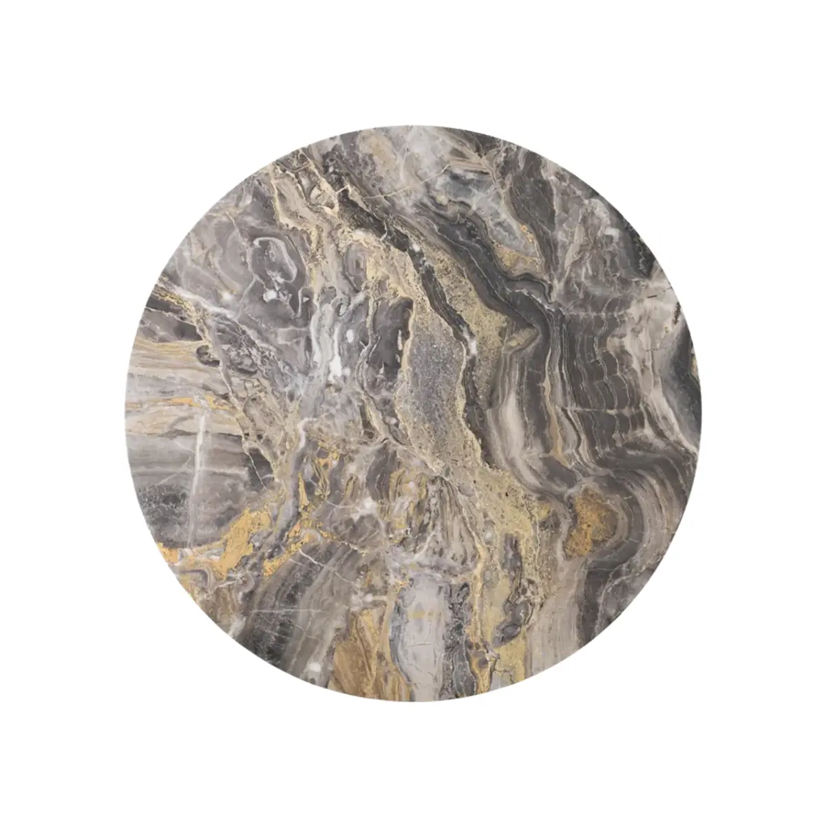 Androgyne-pöytälevy Marmori Harmaa Galaxy - Ø65 cm