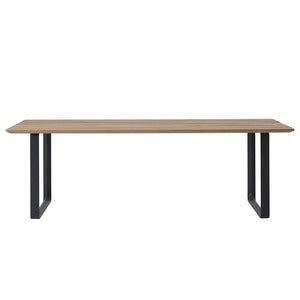 70/70 ruokapöytä 225x90 cm Sapele Mahogany/Anthracite Black