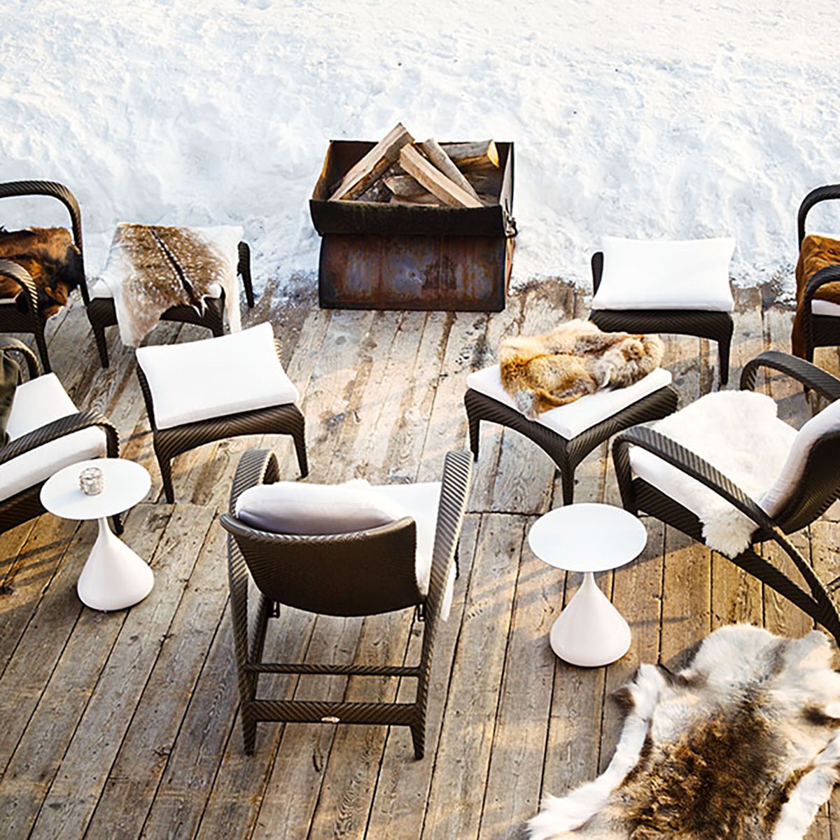 Satelliitti sivupöytä 40 cm valkoinen 