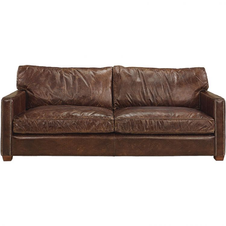 Viscount 3-istuttava sohva Leather Vintage Artwood