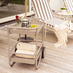 Trolly tarjoiluvaunu Khaki 