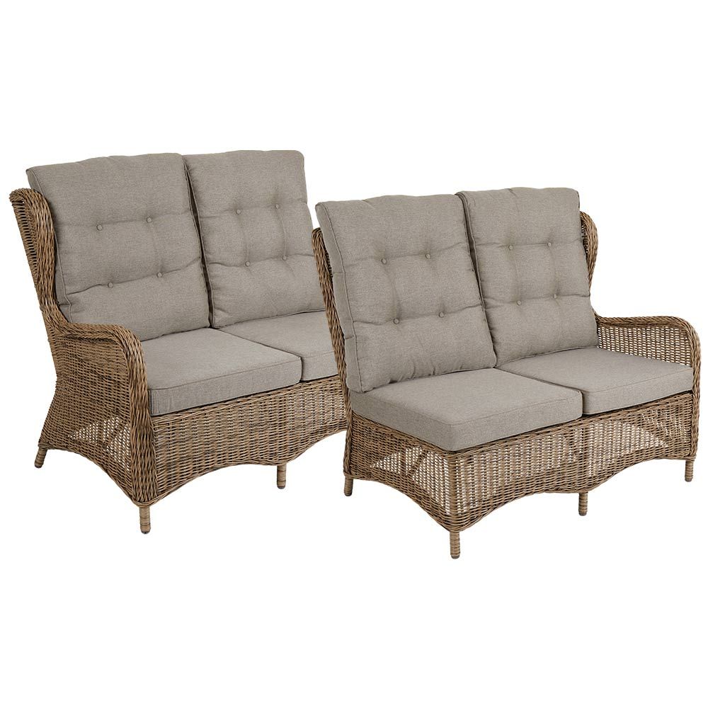 Rosita päätyosat oikea+vasen luonnonvärinen Brafab